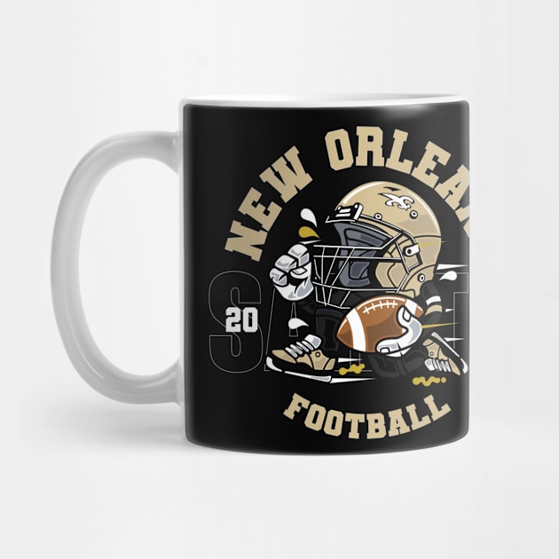 New Orleans Football by Nagorniak